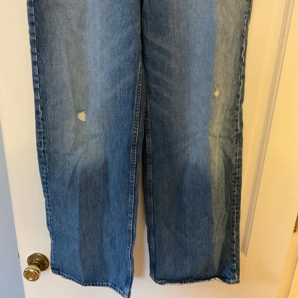 NEW Madewell The Low-Slung Baggy Jean Robertson Wash Rigid Size 28 NWOT - Picture 8 of 14